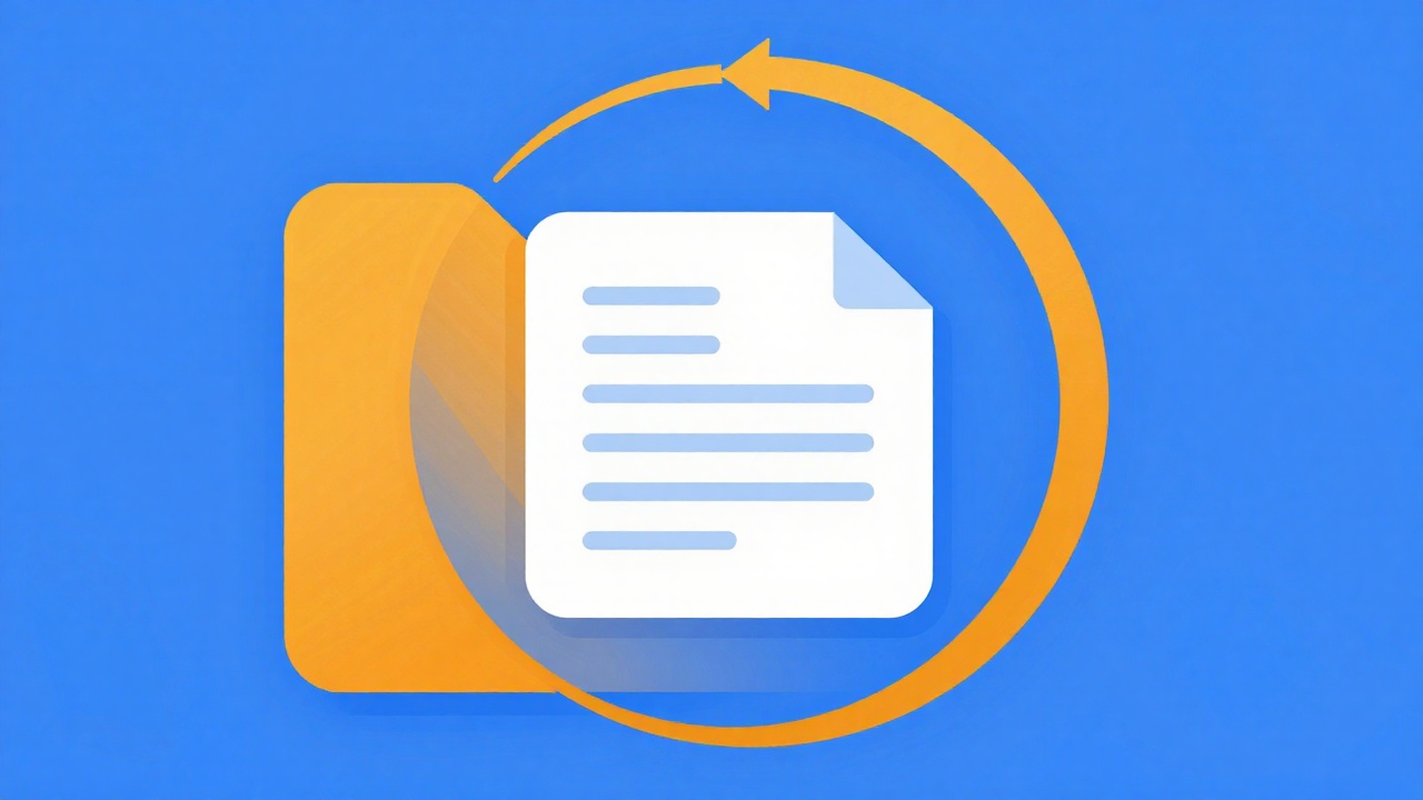 Illustration of a video file being converted into a blog article